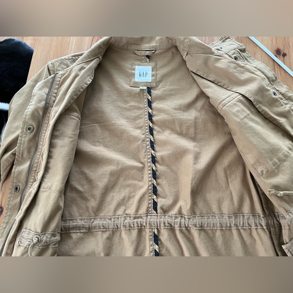 GAP Tan Utility Jacket S - Picture 13 of 16